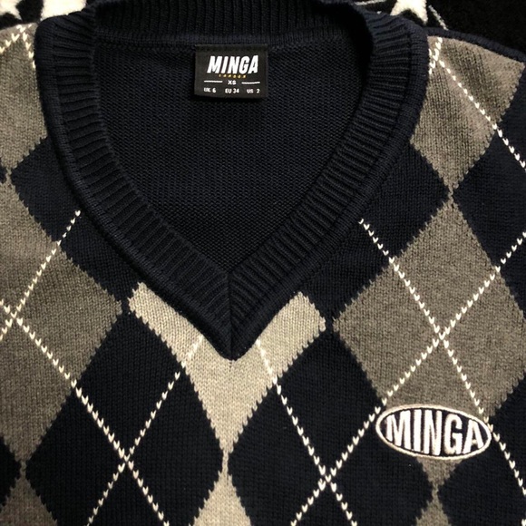 Minga London Argyle Jumper - Picture 5 of 6